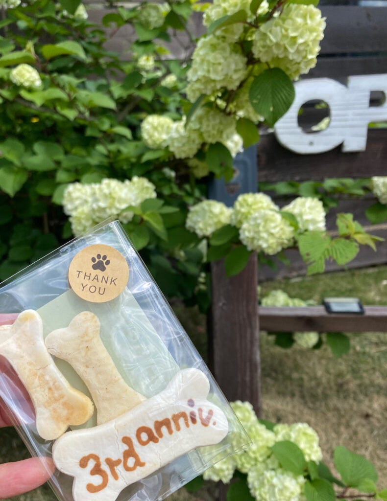 ３周年記念クッキープレゼント